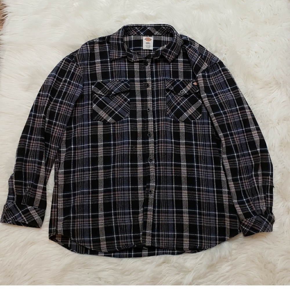 Mens Dickies Button Up